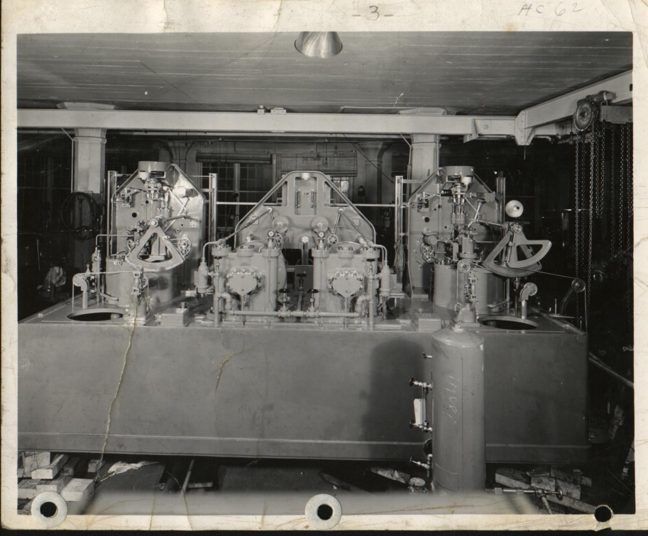 Woodward Governor in the old factory on Mill Street   in the water power disctrict     Circa 1935 